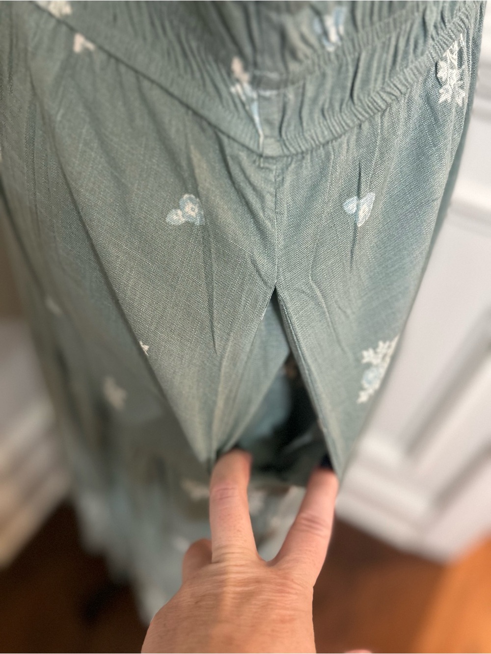 Lucky Brand Sage Green Sleeveless Embroidered Maxi Dress - Picture 4 of 9